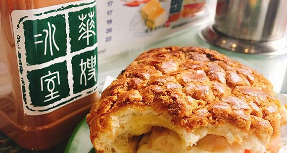 华嫂冰室的菠萝包是不少港人心中的早餐代表