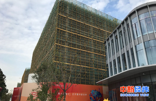 在建的高立庄万科泊寓项目 中新经纬 薛宇飞 摄