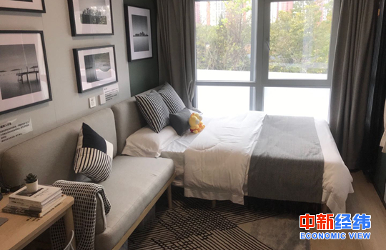 　高立庄万科泊寓项目样板间 中新经纬 薛宇飞 摄