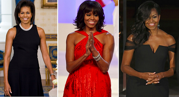 Michelle Obama的大多数造型都是假发。