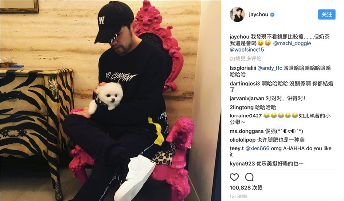 ▲图片来源：周杰伦instagram账号