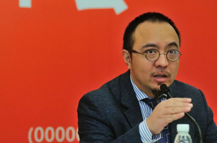 万科高级副总裁谭华杰。图片来源：视觉中国