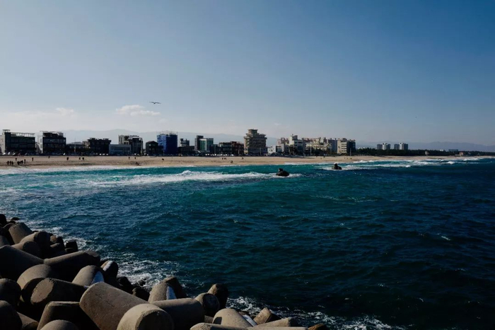 图为平昌海岸风景