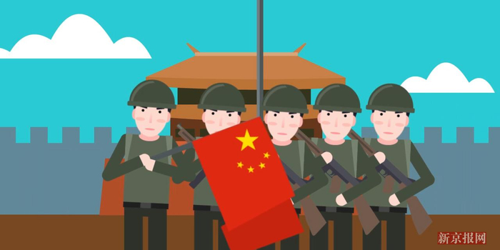 解放军今起担国旗护卫和礼炮鸣放任务!动画揭新中国谁在升旗