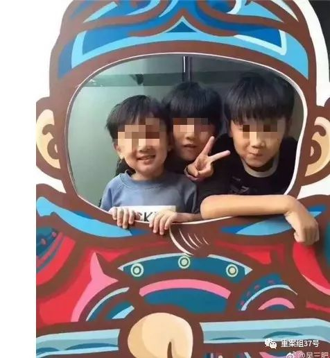 ▲林家三个孩子的生前合影。受访者供图