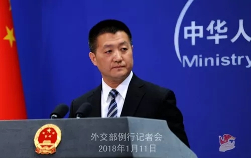 外交部发言人陆慷 图片来自外交部网站