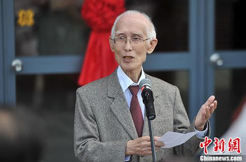 资料图：余光中。 中新社记者 吕明 摄