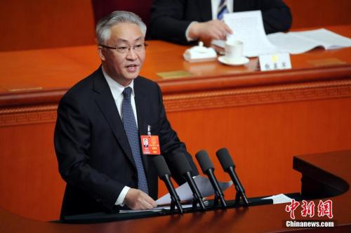 1月24日，天津市十七届人大一次会议开幕，张国清作政府工作报告。中新社记者 佟郁 摄