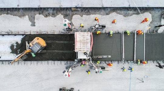 建设中的北京新机场。图/受访者提供