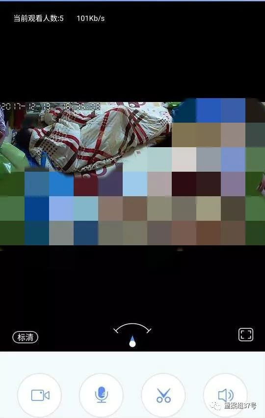 ▲一段私人住宅居室画面，破解软件兼具录像监听等危害个人隐私的功能。&nbsp; &nbsp;&nbsp; 视频截图
