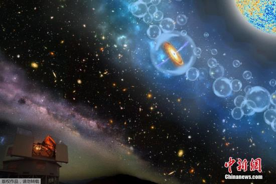  资料图：宇宙中的黑洞。