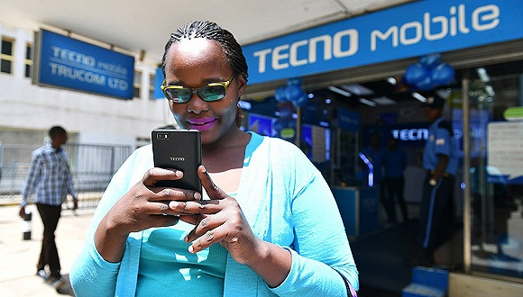 　（传音手机在非洲市场，图源：界面）