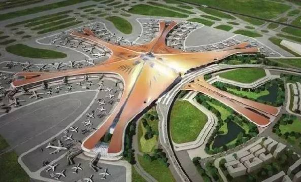 北京新机场效果图