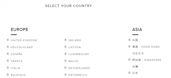 卡地亚英文官网截图