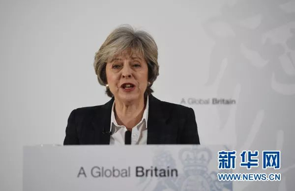 ▲资料图片：2017年1月17日，特雷莎·梅阐述英国“脱欧”谈判目标。