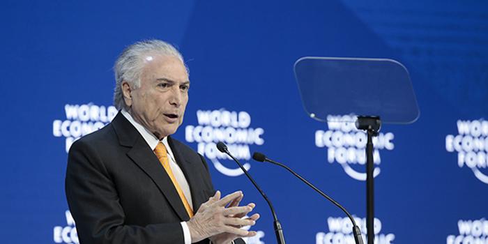 2018达沃斯丨巴西总统演讲拉投资:在巴西你不会后悔