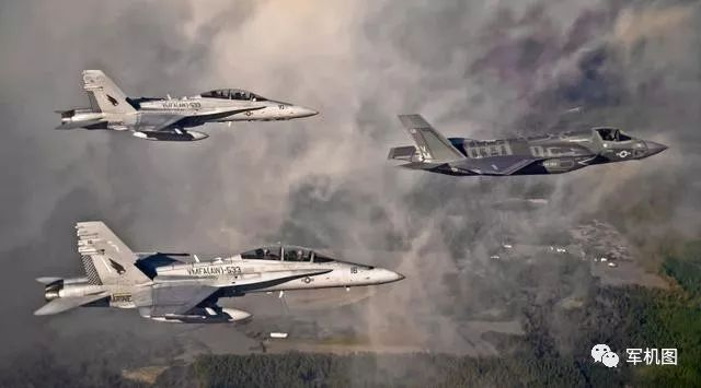 ■F/A-18E/F和F-35C制空优势并不明显
