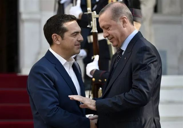 ▲12月7日，土耳其总统埃尔多安（右）对希腊进行为期两天的访问。
