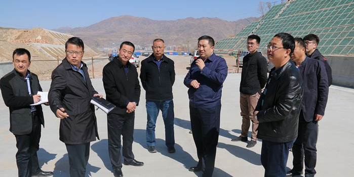 3月14日,陶永利副厅长,阿明仁副厅长带领厅办公室,建管处及省交投公司