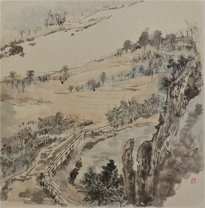 “中国画家画呼玛”采风活动作品/艾国