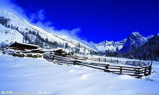  中国十大赏雪圣地之三：川西赏雪//四姑娘山美丽雪景。