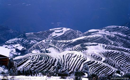  中国十大赏雪圣地之七//龙脊梯田