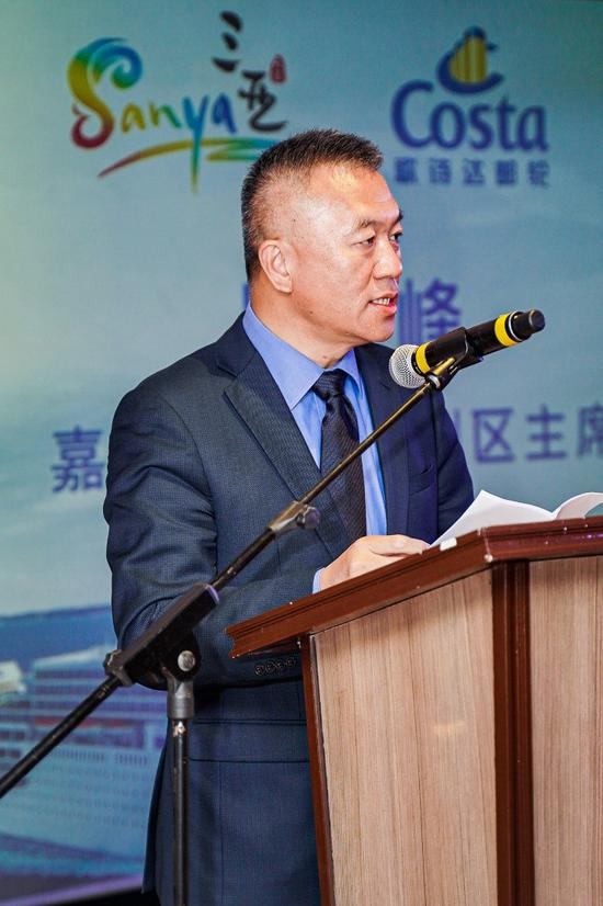 图片：嘉年华集团亚洲区主席陈然峰（Roger Chen） 发表讲话