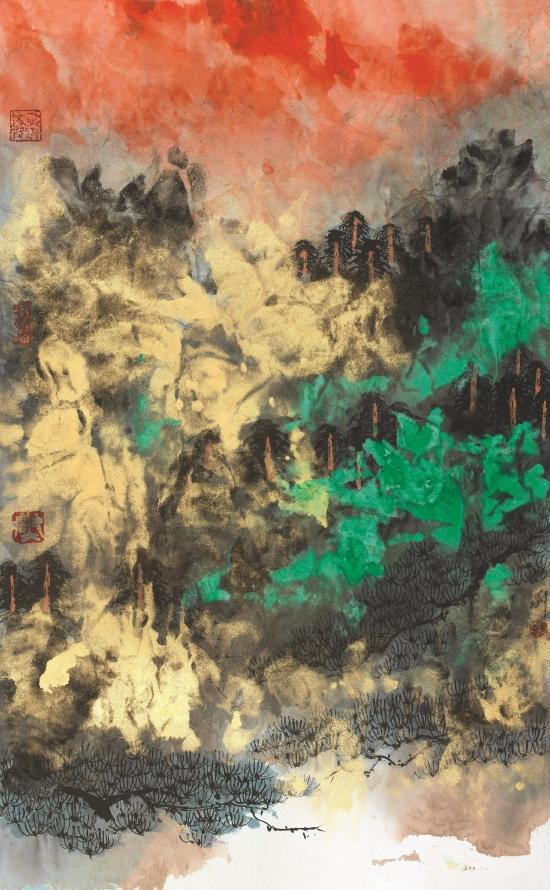 一丘一壑过姚黄 70cm x 108.5cm 2019