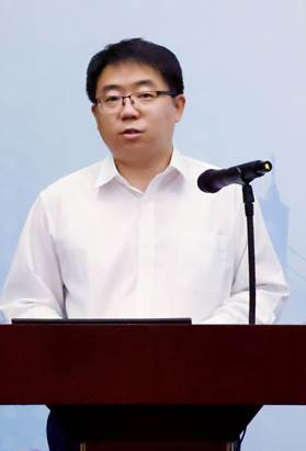 (▲北京城市副中心党工委委员、管委会副主任、通州区副区长 杨磊致辞)