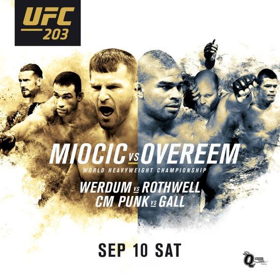 ufc203直播—比賽時間—-對陣表