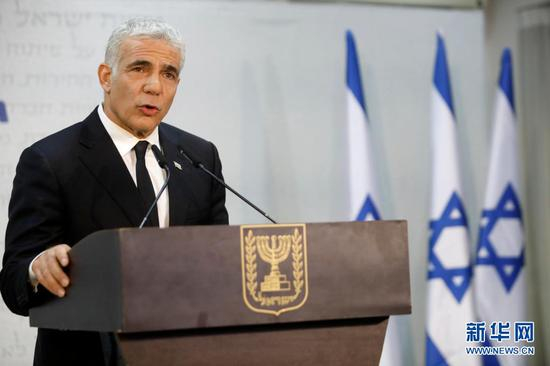 以色列“拥有未来”党领导人亚伊尔·拉皮德 图源：新华网