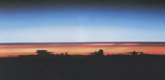 皮纳图博火山喷发后的大气层 图源：NASA