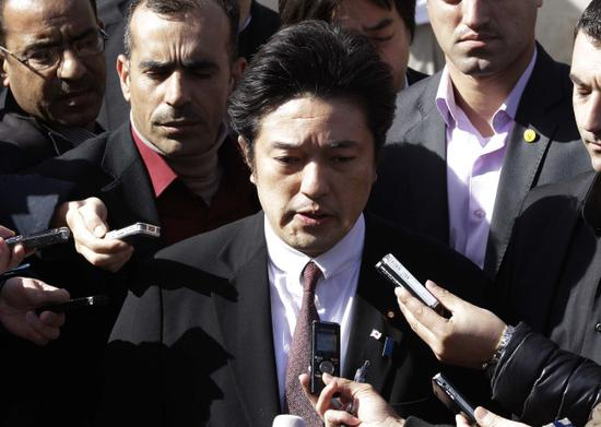 　日本副防卫大臣中山泰秀