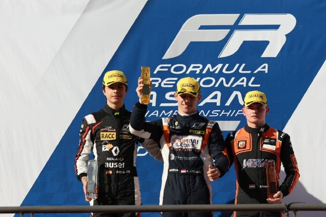 2022FRAC亚洲区域方程式迪拜站第3回合领奖台