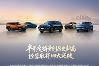 奇瑞汽车集团6月销售新车256612辆 同比增长9.8%