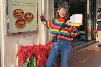 春日的减龄装扮