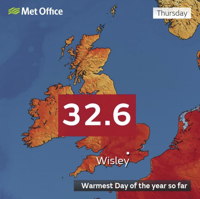 英国经历了一年中最热的一天 9月份气温打破记录