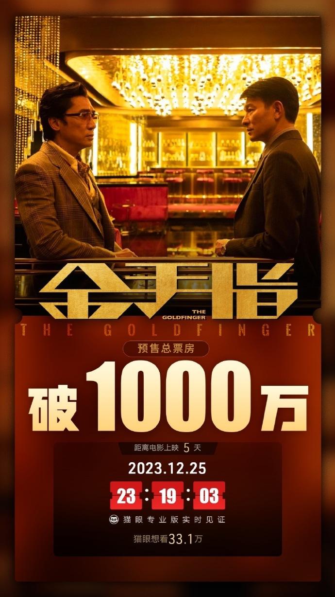 金手指预售总票房破1000万