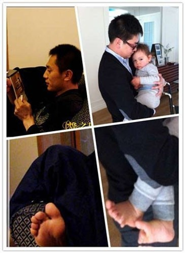 刘烨混血儿子萌帅诺一