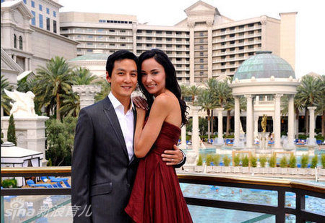 吴彦祖与老婆Lisa S