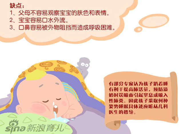 俯卧睡姿的缺点