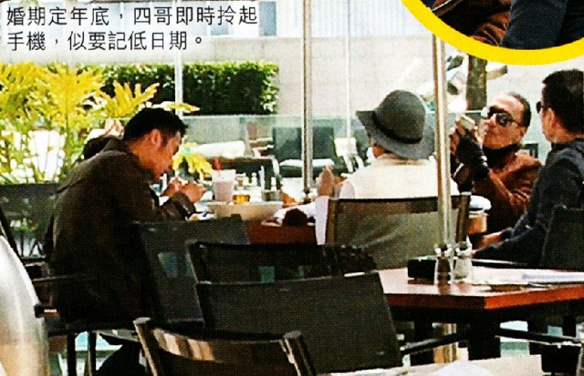 谢霆锋带儿子Lucas赴家庭聚会
