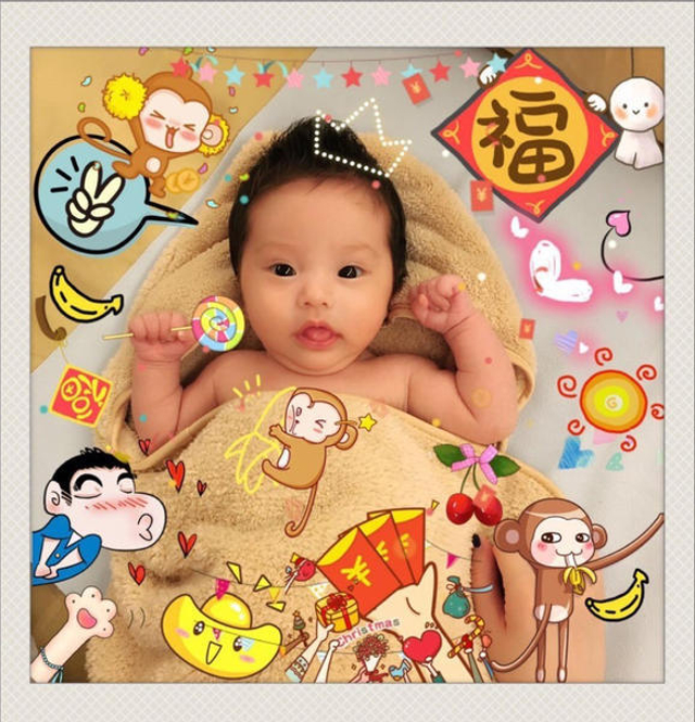 欧弟老婆晒喂女儿吃柠檬照