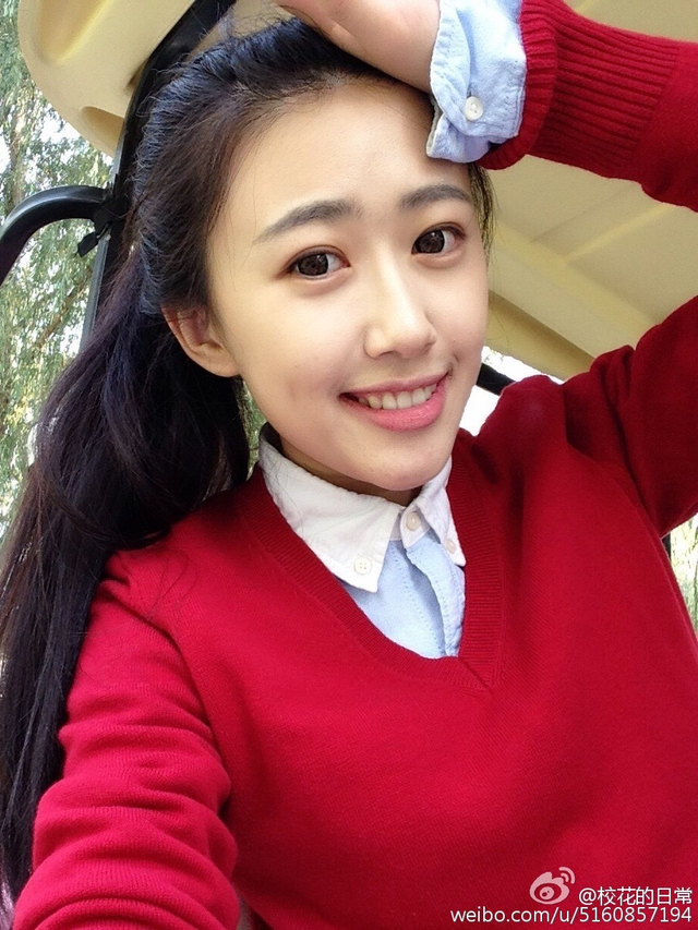 人大校花康逸琨晒新发型