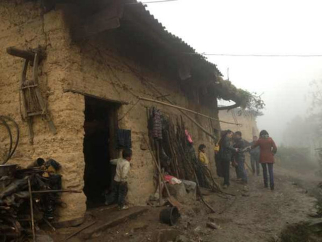 死亡男孩家的土坯房