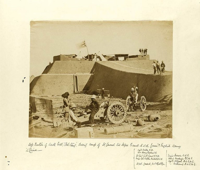 费利斯·比托于1860年代拍摄的大沽炮台