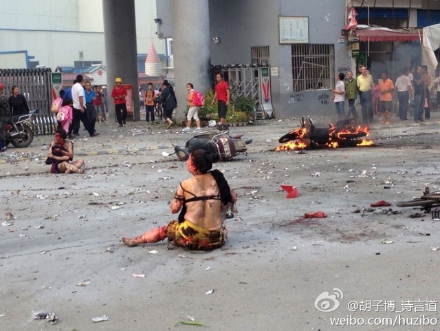桂林一所学校附近爆炸