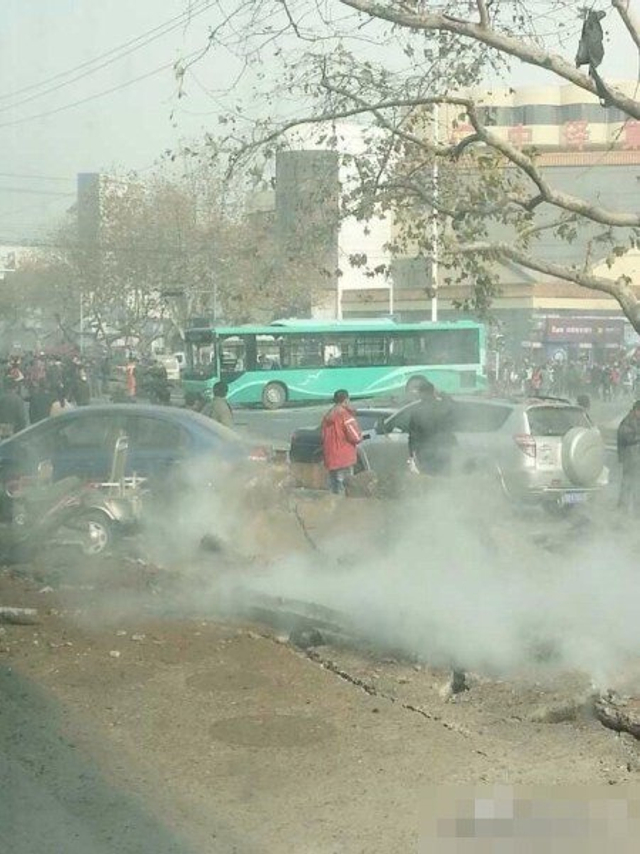 青岛化工场区发生爆炸