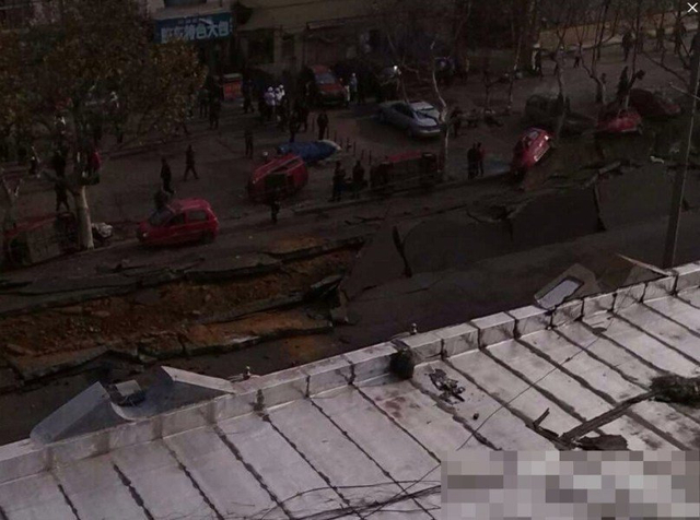 青岛化工场区发生爆炸