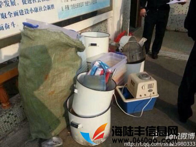 广东陆丰上千警察进村扫毒